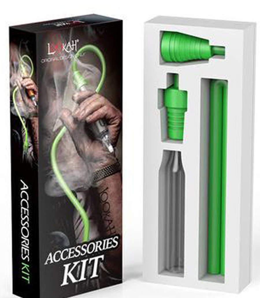 Lookah Seahorse Accessories / Pro Accessories Kit Green